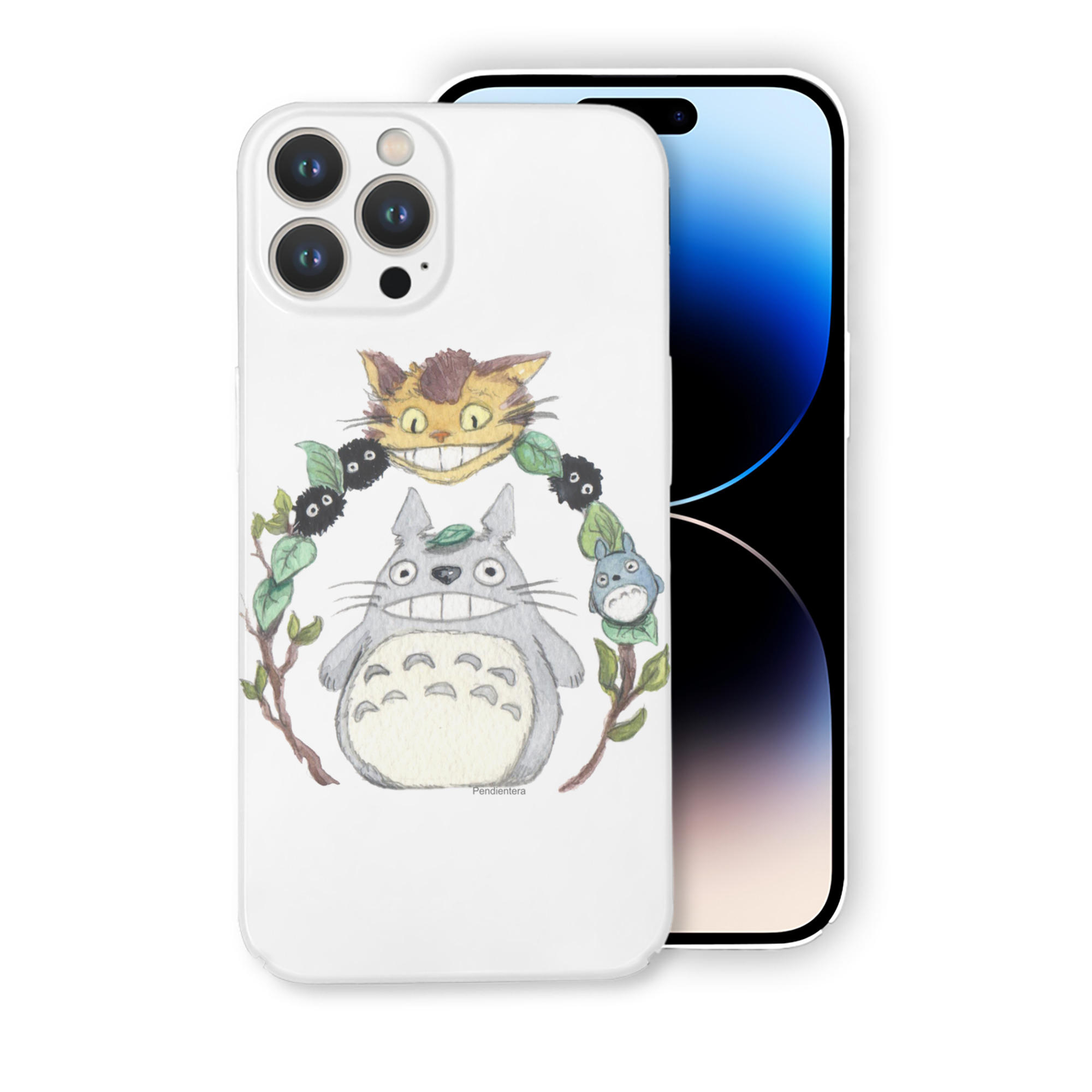 （画像用） となりのトトロ 草壁メイ 草壁サツキ My Neighbor Totoro Satsuki Kusakabe Mei Kusakabe 【iPhone 14シリーズ対応】ハードケース